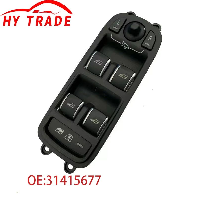 Master Power Window Control Switch Child lock Folding Function For Volvo XC60 2014-2017 S60L 2014-2019  31415677  high quality