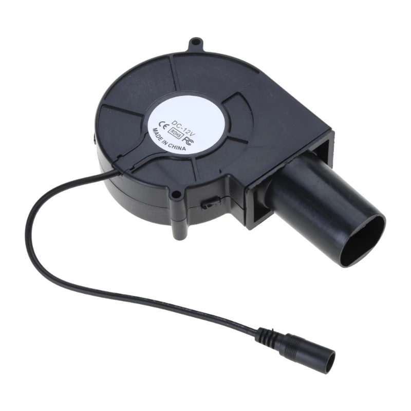 

12V 2A Large Powered Fan with 26cm Cable for Barbecue Camping