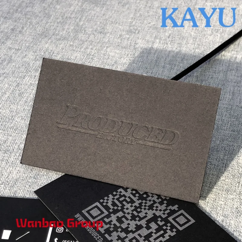 Custom  luxury texture cotton paper embossed foiling logo business cards thank you stickers and cards for small business