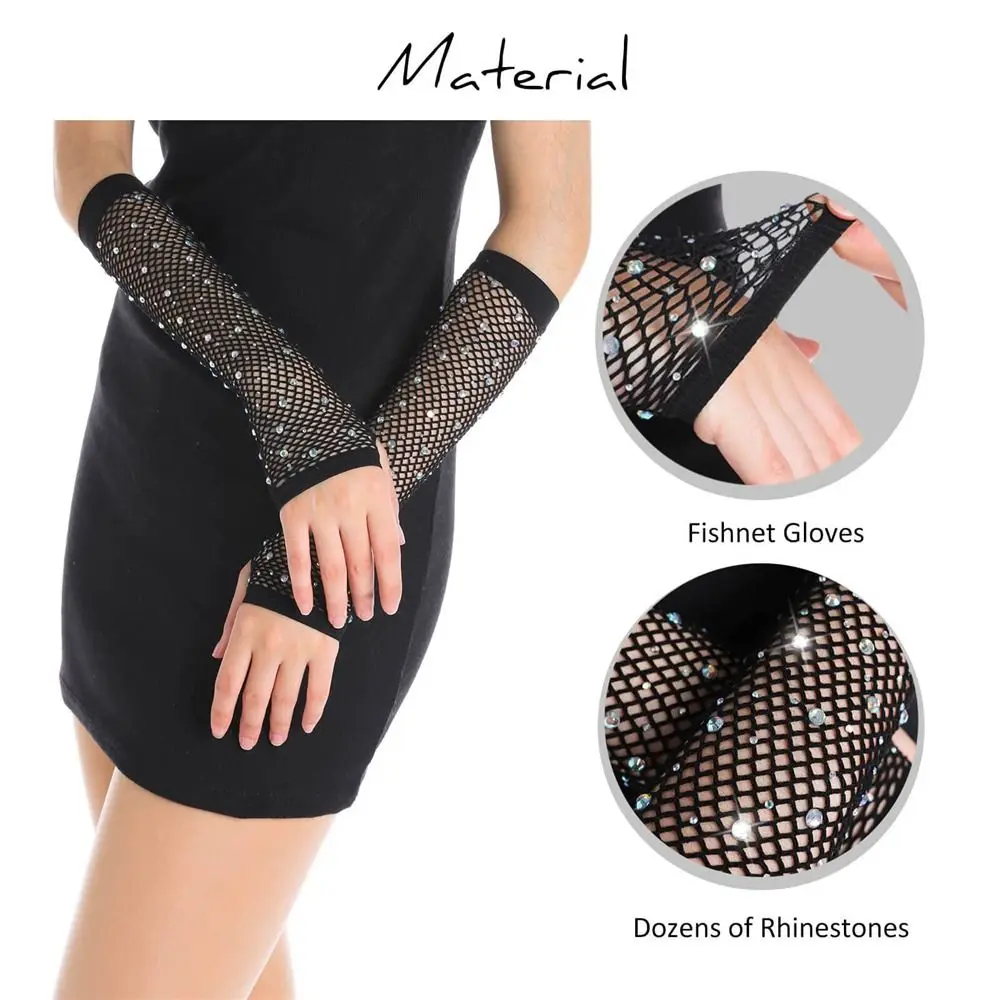 Performance Fischernetz farbige hohle elastische Netz handschuhe Damen handschuhe