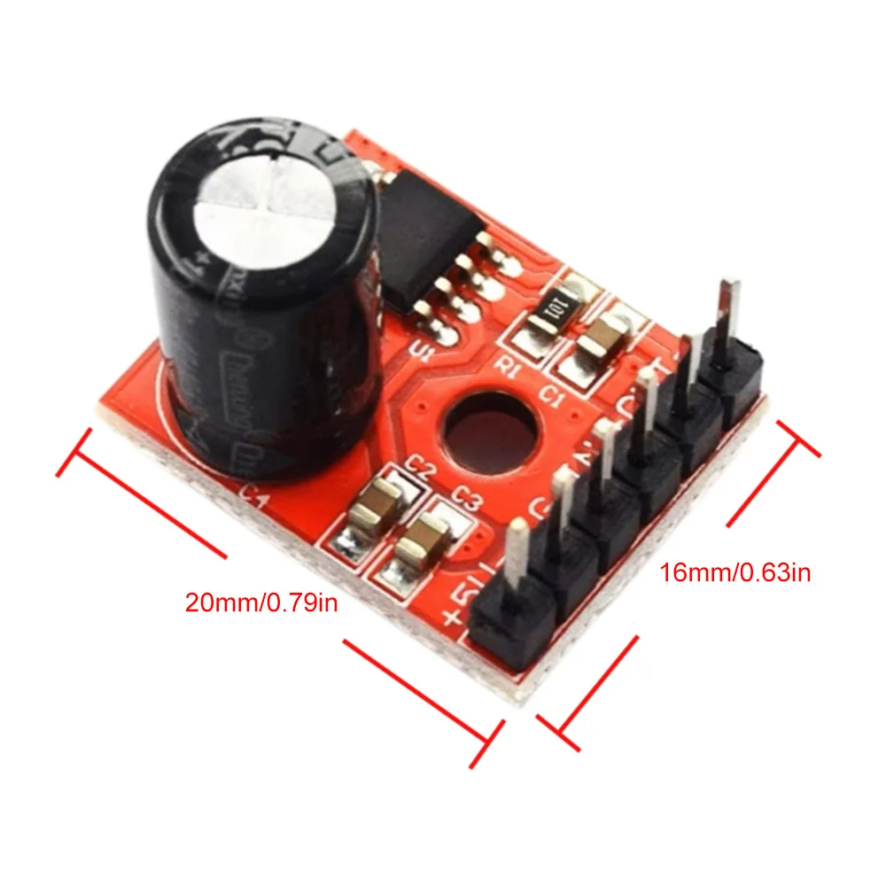 5128 Amplifier Board 5W Class D Digital Amplifier Board Mono Audio Module Low Distortion VS88715V DC2.5-5.5V LTK5128 Class AB