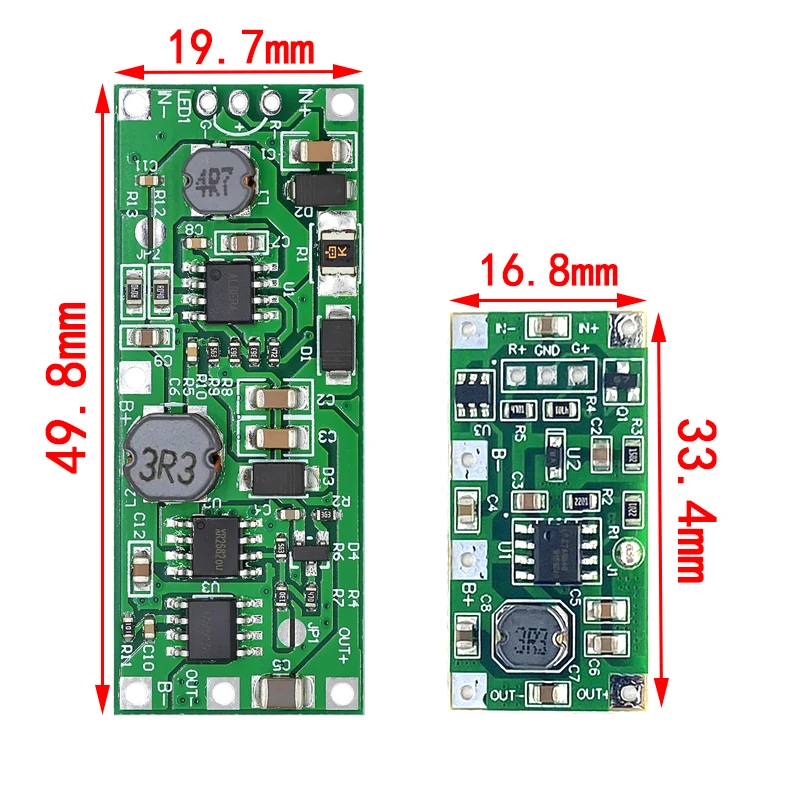 DC 5V 9V 12V Charging Step Up Booster Module for 18650 Lithium Battery UPS Voltage Converter Protection