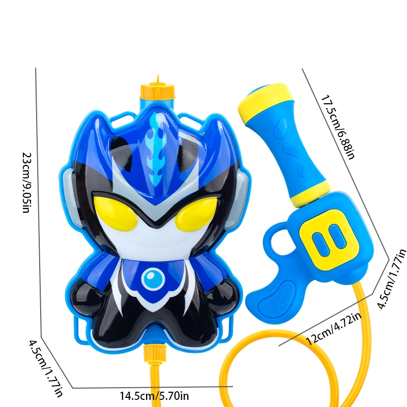 어린이 물총 튀는 장난감 배낭 물총 여름 해변 장난감 물싸움 소년 소녀 배낭 물총 나들이 장난감 C