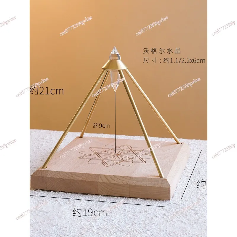 

Natural crystal pyramid 12-sided crystal energy purification amplifier ornament