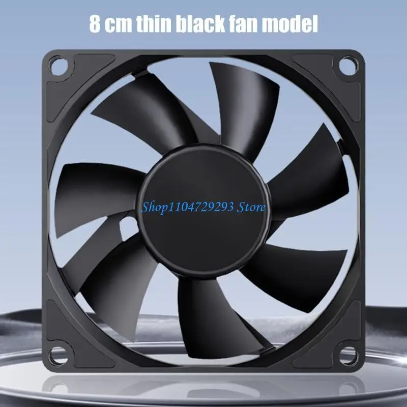 Y2GD UT8015 80mm CPU Cooling Fan PWM Temperature Control And Quiet Hydraulic Bearing