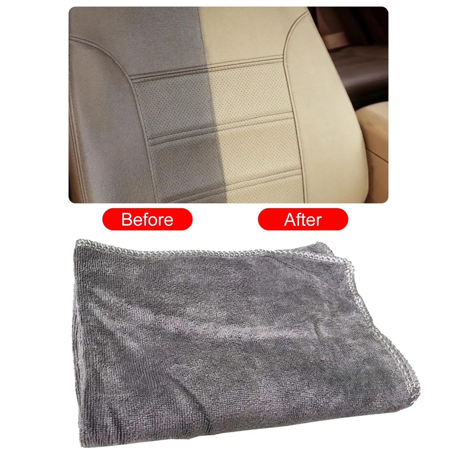 High Density Microfiber Car Cleaning Cloth Detail Wash Towels for Complete Interior Car Cleaning Kit 30cmx30cm