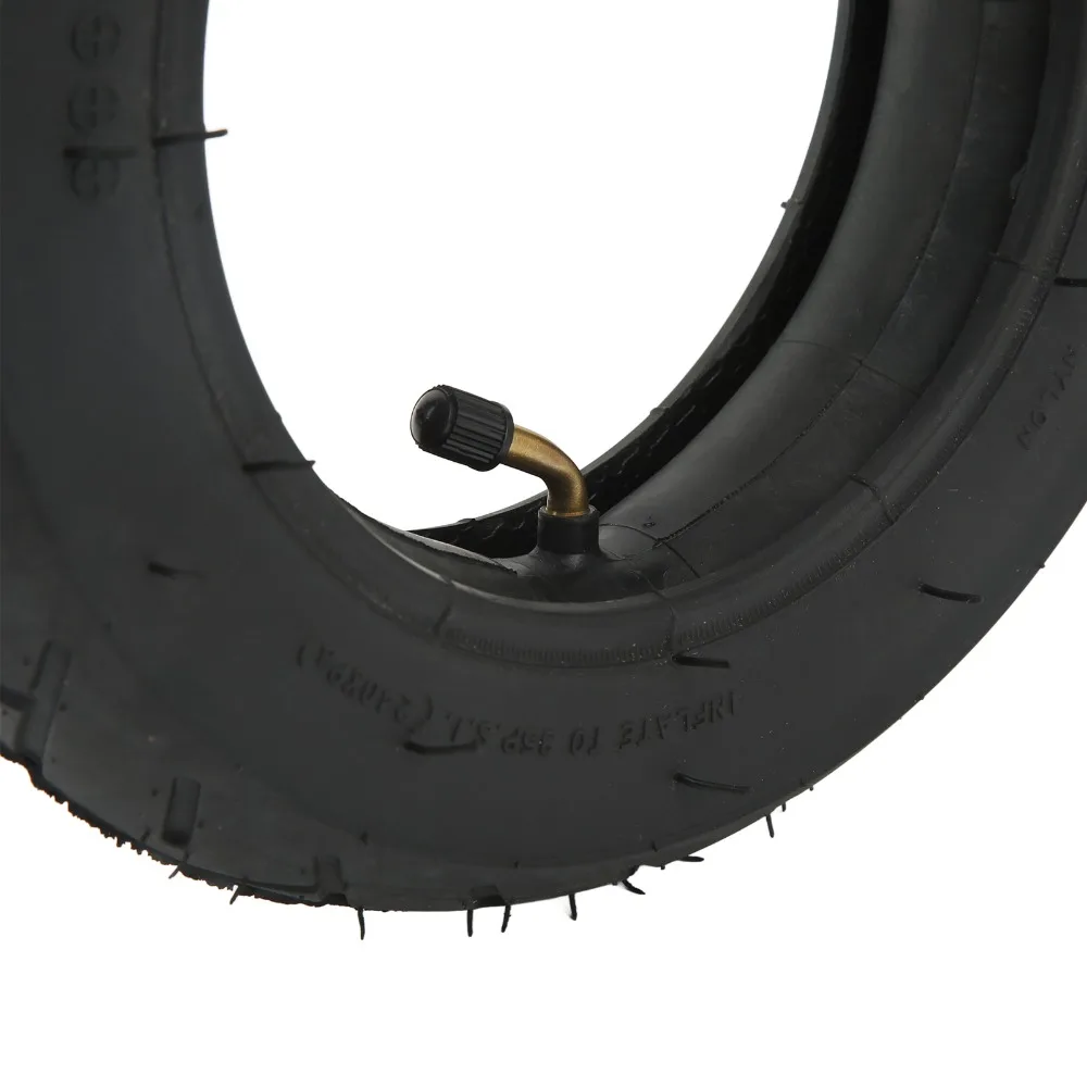 

0 ° Комплект шин и камер для электросамоката/электровелосипеда: шина 10x2.125 с черным резиновым вентилем и внутренней камерой