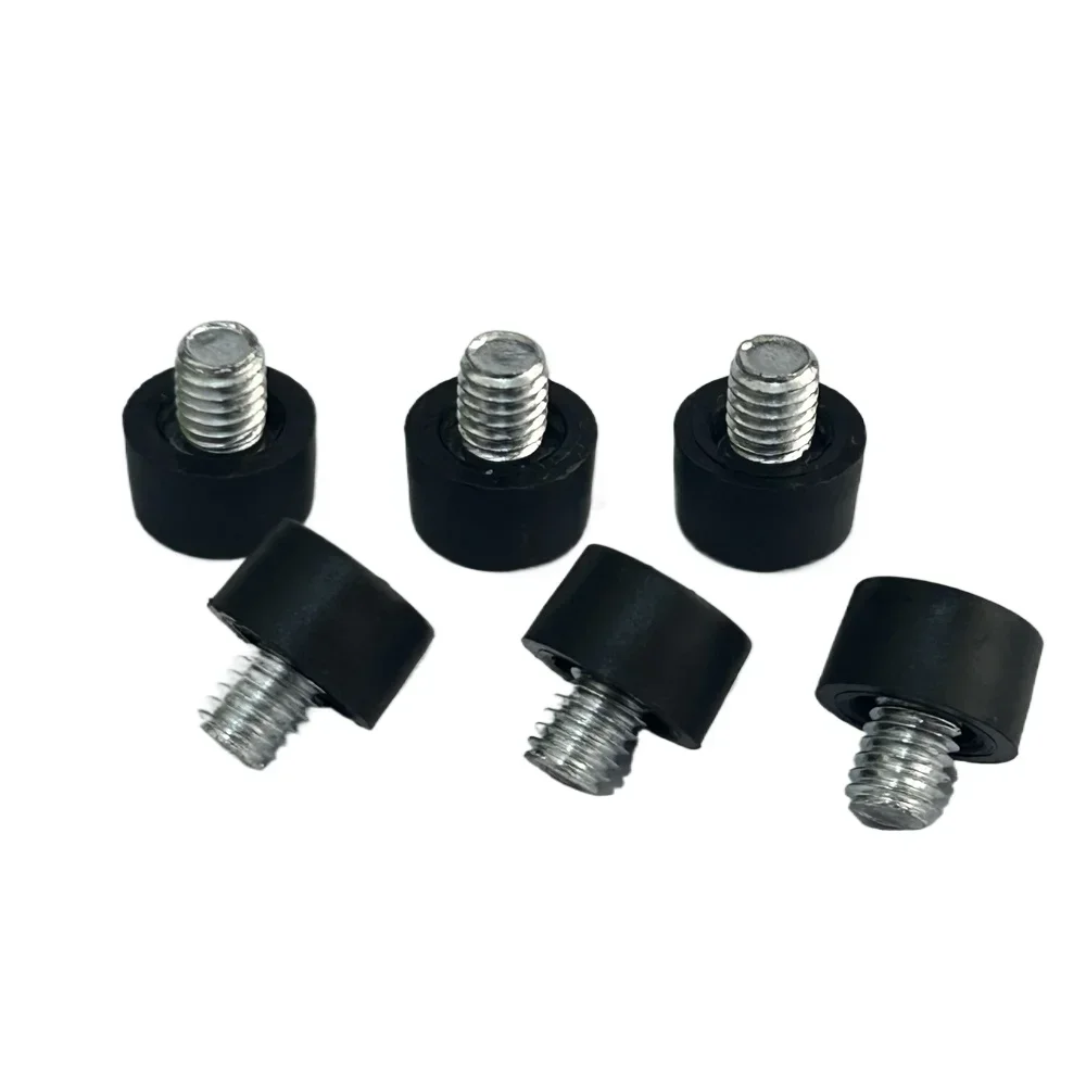 Pies de soporte ajustables de plástico, pies de soporte de nivelación de muebles de plástico, patas de mesa, patas de gabinete, estantes, diámetro de M6, 12mm