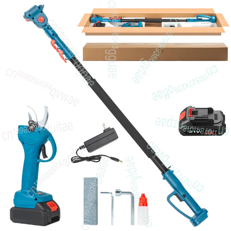 

Электрические высотные секаторы, перезаряжаемые секаторы для ветвей, литиевая батарея, ножницы для высоких ветвей, расширенные секаторы