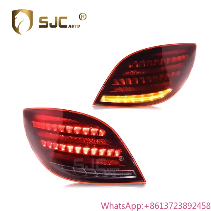 

SJC Car Accessories Taillights Assembly for Mercedes-Benz R-Class W251 2010-2017 Back Stop Lamps Parts Full LED Rear Lights