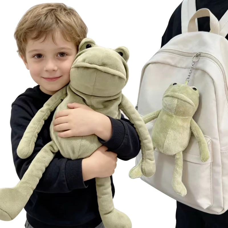 

1Pc 18/33cm Kawaii Sad Frog Peluche Toy Cute Frog Plush Pendant Toy Figure Dolls for Children Kids Birthday Gift