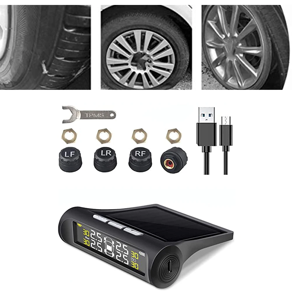 External Tire Sensors Tire Pressure System Real-time Pressure Readings Stable Long-lasting Signals Temperature Range -20 To 70