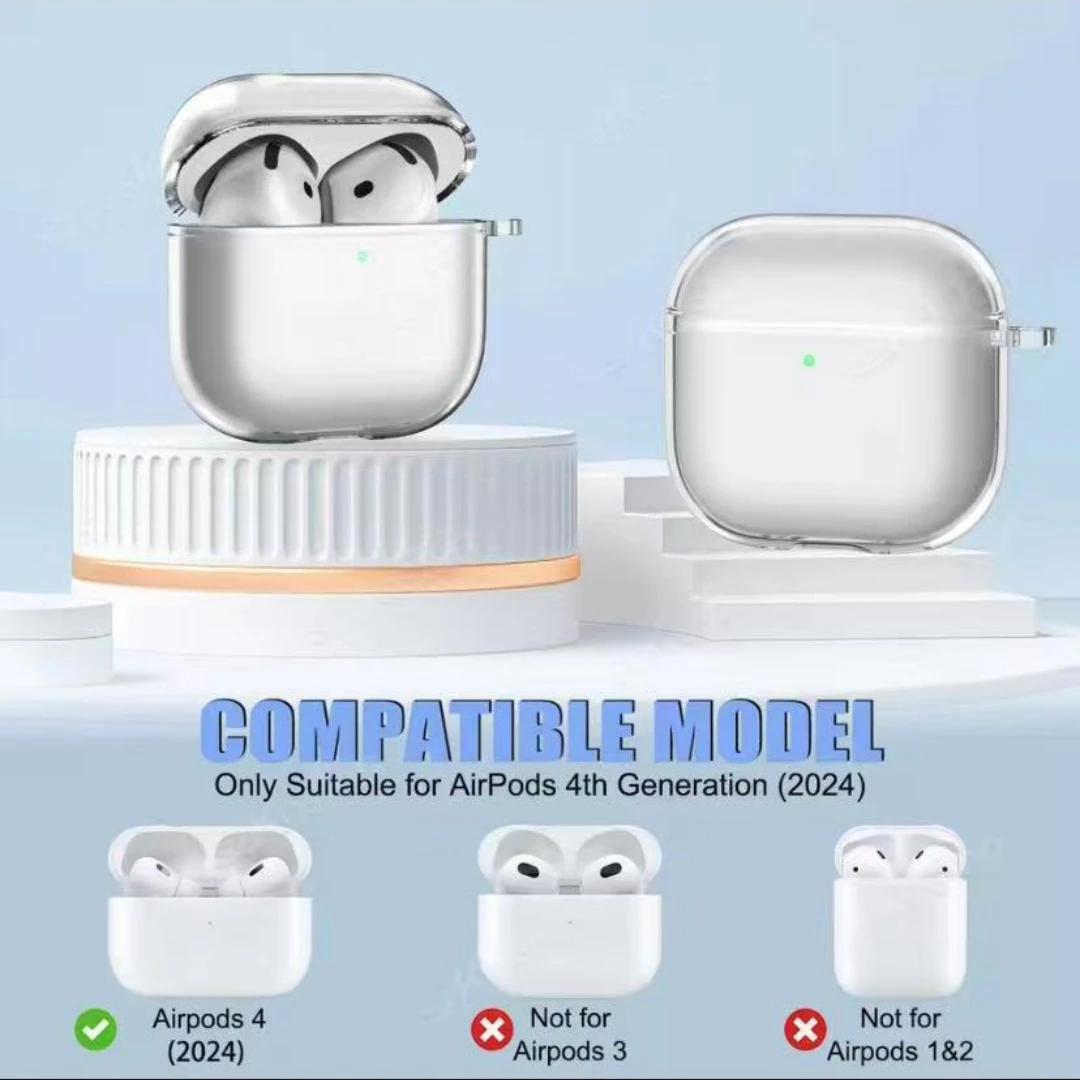 حافظة شفافة لأجهزة AirPods 3 2 1 Pro Pro2 حافظة شفافة ناعمة من البولي يوريثان الحراري لسماعات الرأس اللاسلكية Air Pods Pro 2 غطاء حماية لسماعات الأذن