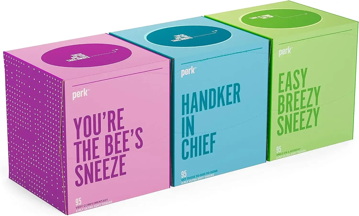 Staples Perk PK57779CT Ultra Soft Tissue, 2-Ply, White, 95 Sheets/Box