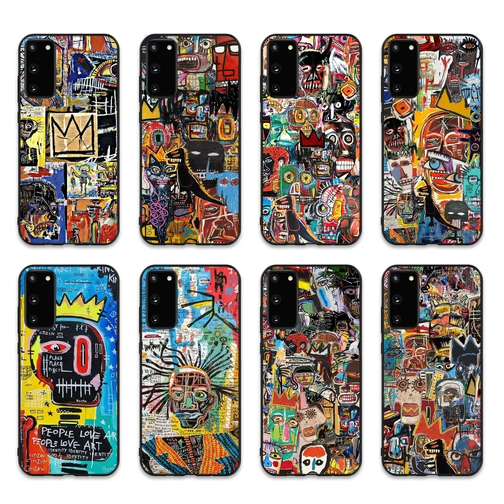 B-Basquiats Art For Samsung S 9 10 20 21 22 23 30 23 24 plus lite Ultra FE S10lite Fundas