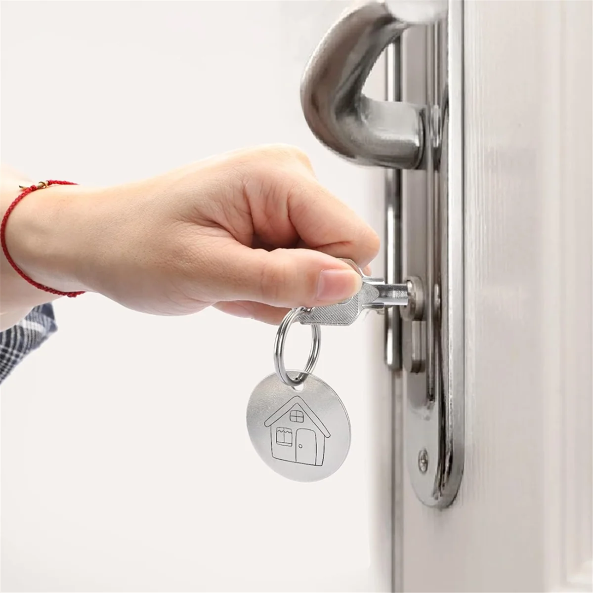 A88M 55 шт. металлические штампованные пустые бирки-12-дюймовые круглые штамповочные заготовки из нержавеющей стали с отверстием, для изготовления ювелирных изделий, DIY