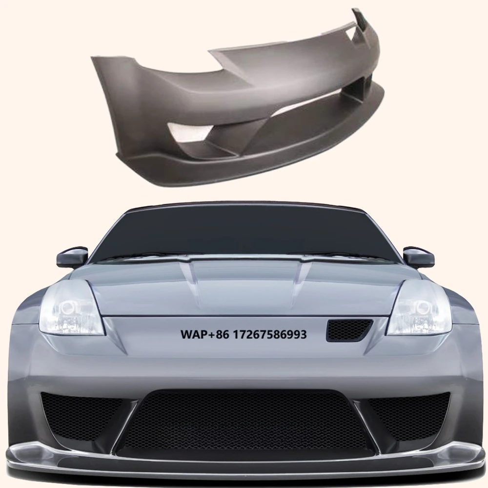 

For 2003-08 Z33 350Z VTX Style Fiberglass FRP Unpaint Front Bumper Body