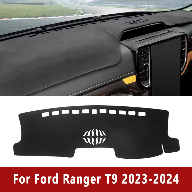 

Car Dashboard Mat Dash Cover Center Console Pad Custom for Ford Ranger T9 2023 2024 Nonslip Cape Sunshade Accessories