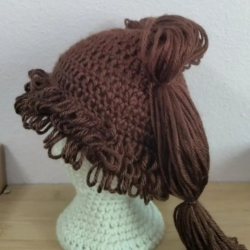 

F19F Warm Bonnet for Baby Girl Soft Knitted Nursery Hat Soft Nursery