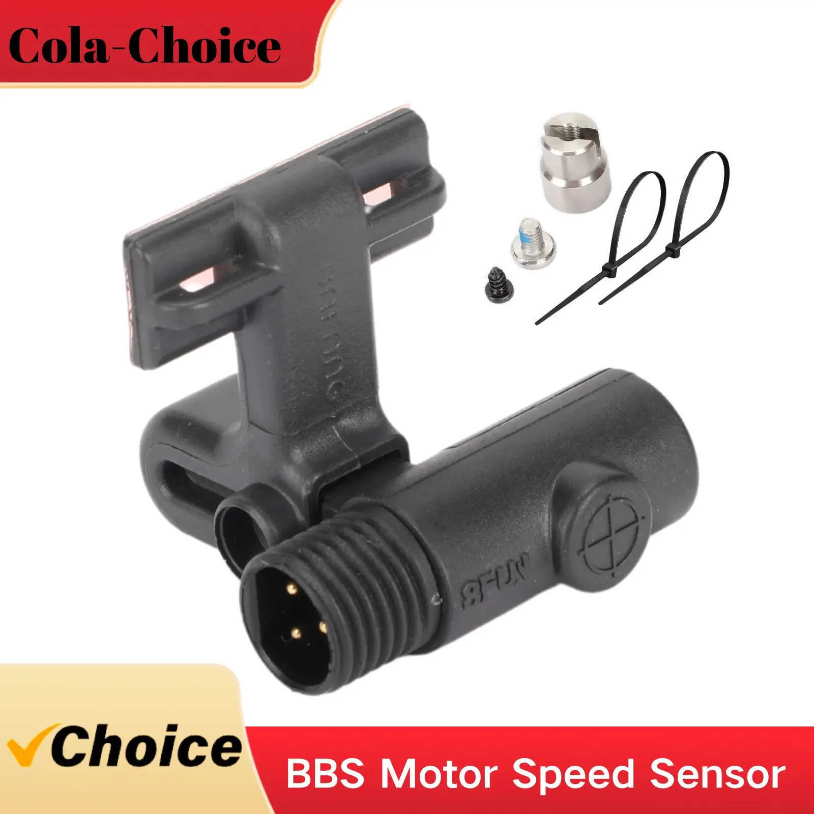 BAFANG Juego de sensores de velocidad para BBS/BBS01B/BBS02B/BBSHD Mid-Drive, pieza de conversión de bicicleta eléctrica 8FUN para motor de 250W 500W 750W 1000W