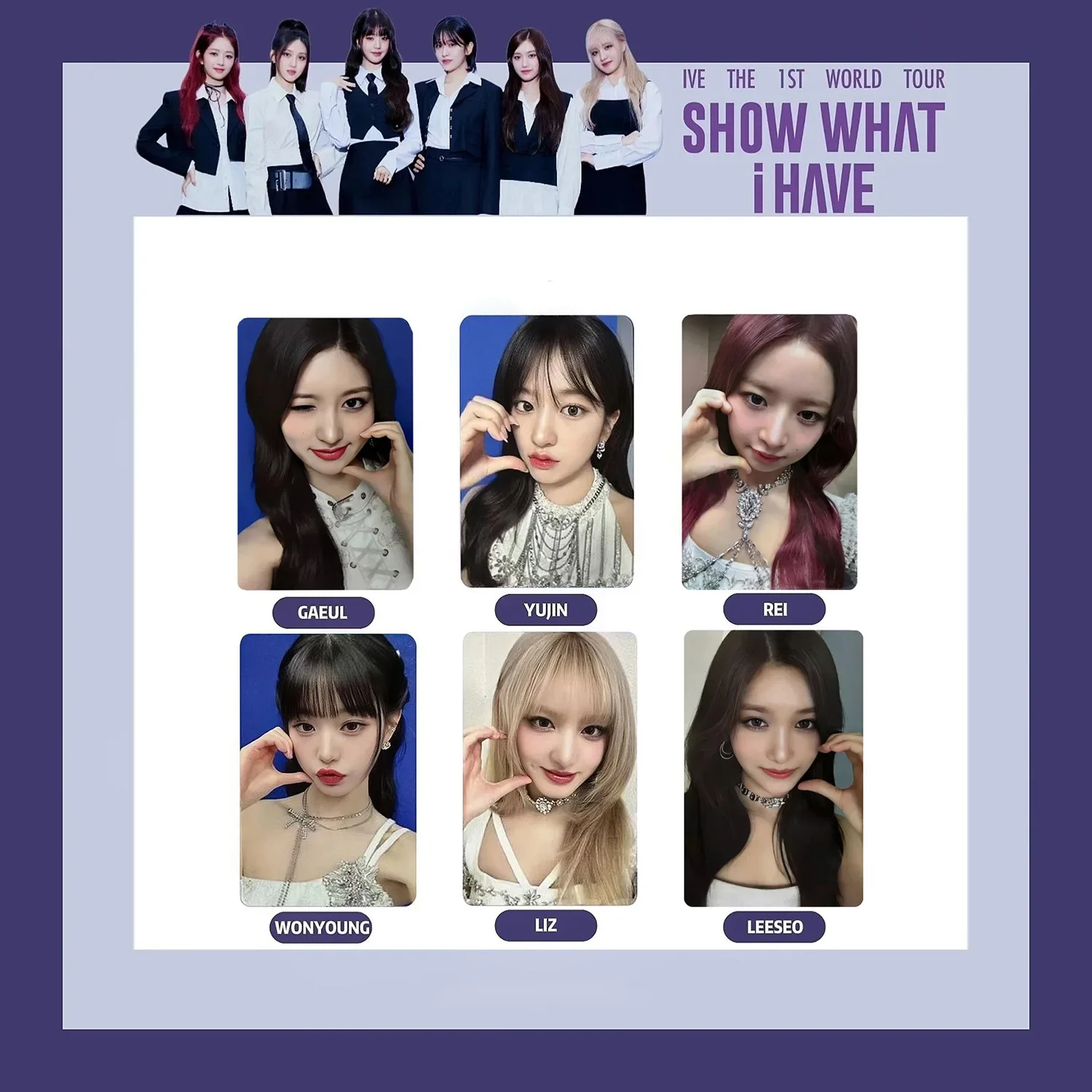 World Tour Concert Special Edition Card Small Card DVD Blu ray Commemorative Collection LEMO Card