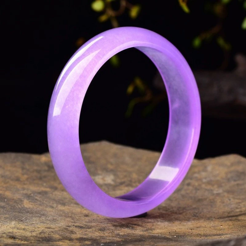 Violet Ice Seed Jade Bracelet Female Quartzite