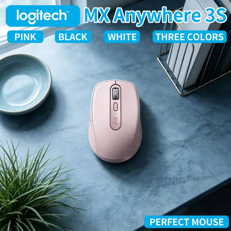

Creator MX Anywhere 3S - 8K DPI, MagSpeed Scroll, USB-C Fast Charge, Ideal for Poster Design & Creative Studio Work
