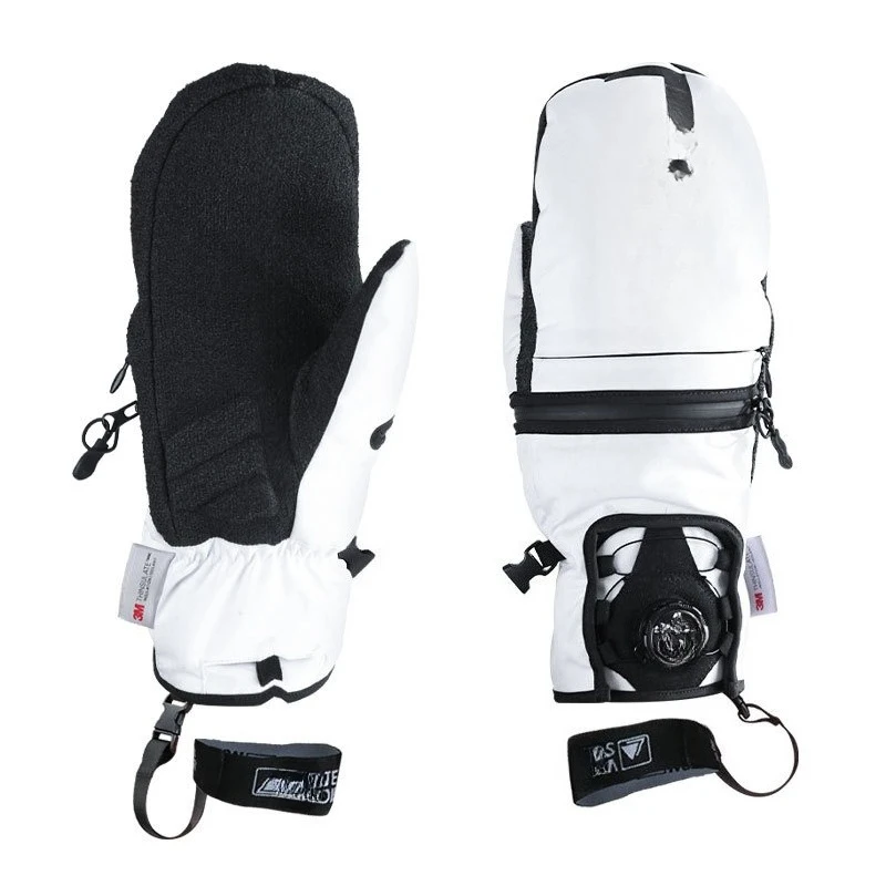 

Snowboard ski gloves and finger waterproof and wear-resistant skier stuffy built-in