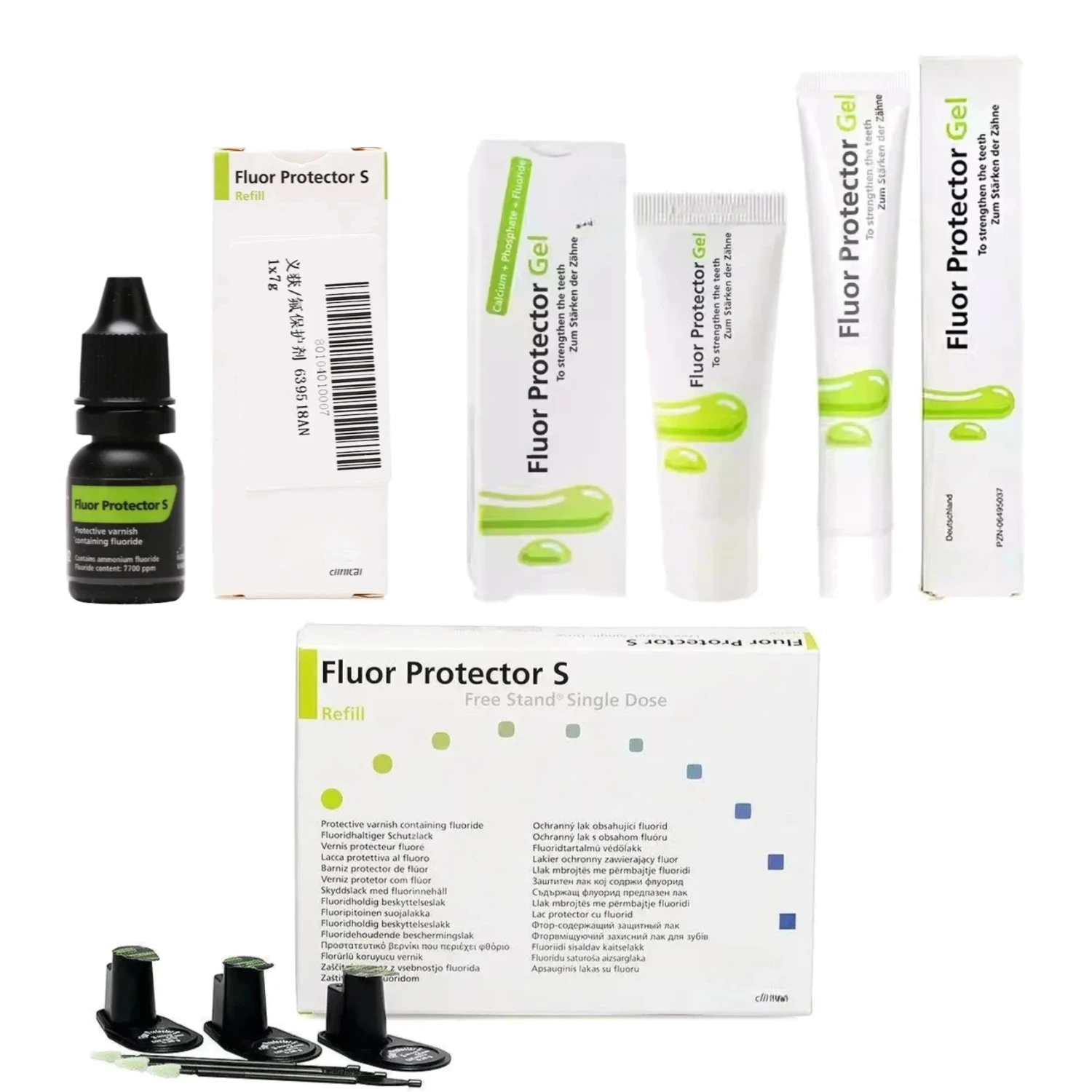 Dental Dentistry Ivoclar Fluoride Protective Varnish Gel Fluor Protector S Dental Caries Prevention Oral Teeth Care Material