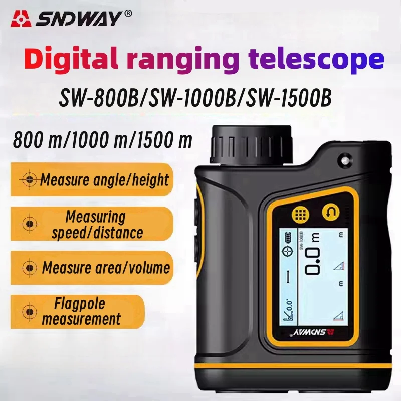 

SNDWAY Golf Range Finder SW 800B 1000B 1500B Touch Screen Digital Rangefinder Laser Distance Meter Professional Telemeter