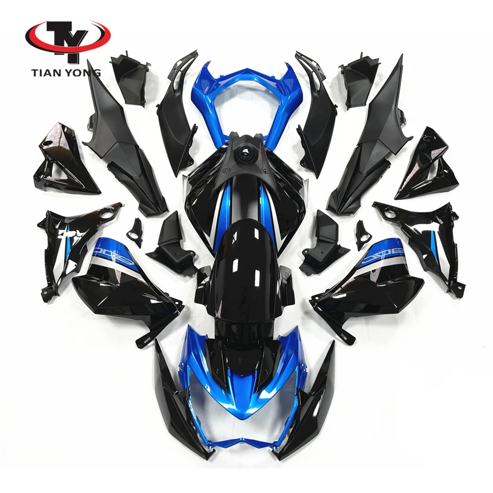 For Kawasaki Z800 2013-2014-2015-2016 Motorcycle Full Fairing Kit Injection Bodywork Cowling Blue and black printing