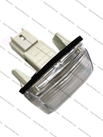 For Peugeot 206 207 306 307 Citroen C3 C4 Picasso C4L License Number Plate Lights Lamp Rear License Light