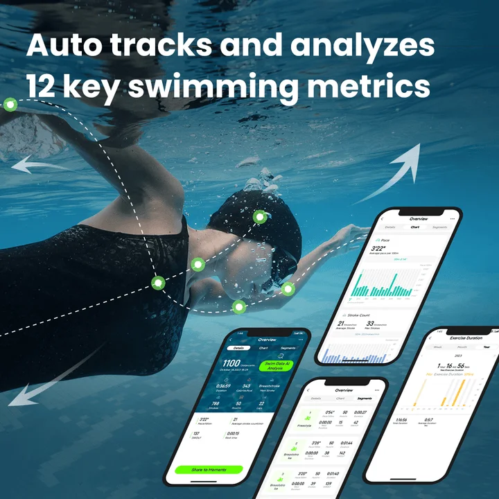 Holoswim AR gafas de natación inteligentes 2 Go AR gafas inteligentes Holoswin 2 Go AR gafas de natación inteligentes antivaho profesionales