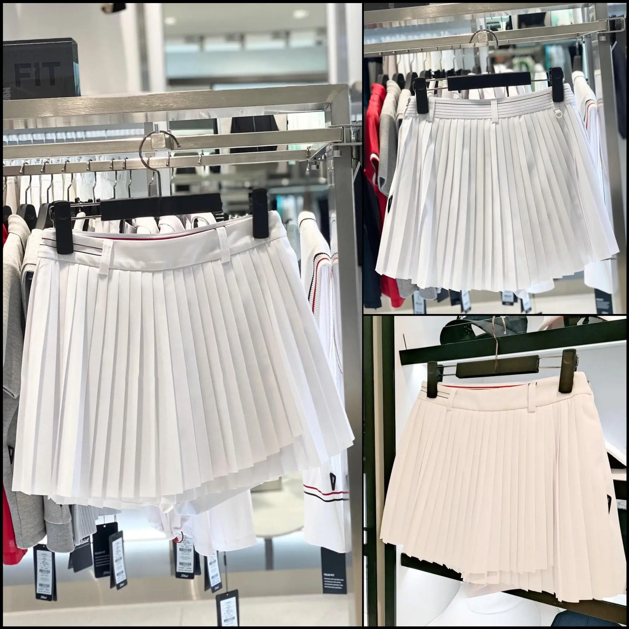 Women's Golf Apparel: 2026 Summer New Arrival—Solid-Color Pleated Skirt, Casual and Versatile