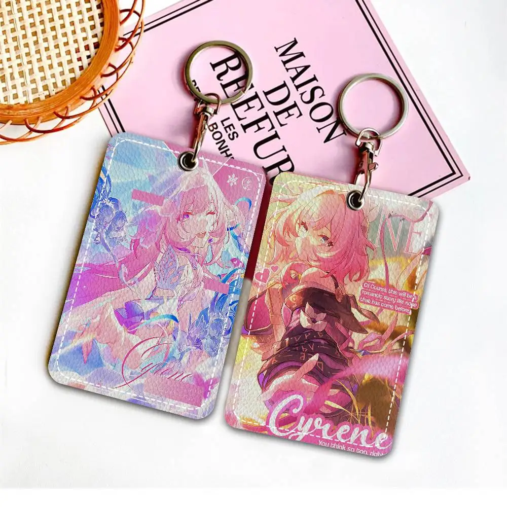 

Популярная игра Cyrene Honkai Star Rail Банковская карта, сатер, держатель для автобусных карт, брелок для ключей, бирки доступа к двери, чехол для удостоверения личности