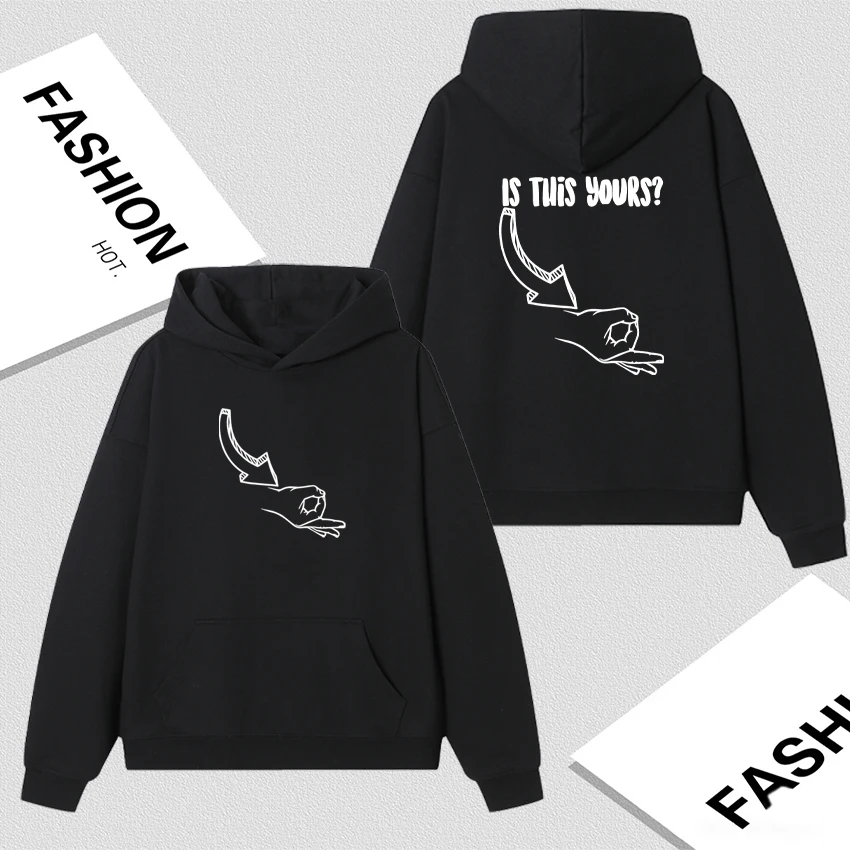 

Не это твоя шутка, толстовки с двусторонним принтом и графическим принтом, теплые мужские и женские флисовые свободные осенне-зимние уличные толстовки