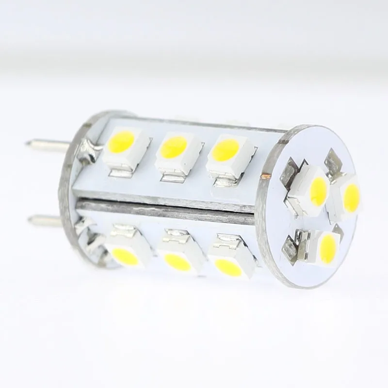 

G6.35 GY6.35 LED Corn Bulb Dimmable 12VDC 15leds 3528SMD 120LM White 1W /0.9W For Housing Car Spot lamp White 1pcs/lot