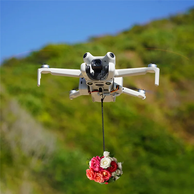 يمكن الاعتماد عليه لـ DJI MINI 4 PRO قاذف متعدد الوظائف مريح قاذف جوي قاذف الزفاف رمي شنت استبدال التيار المتناوب