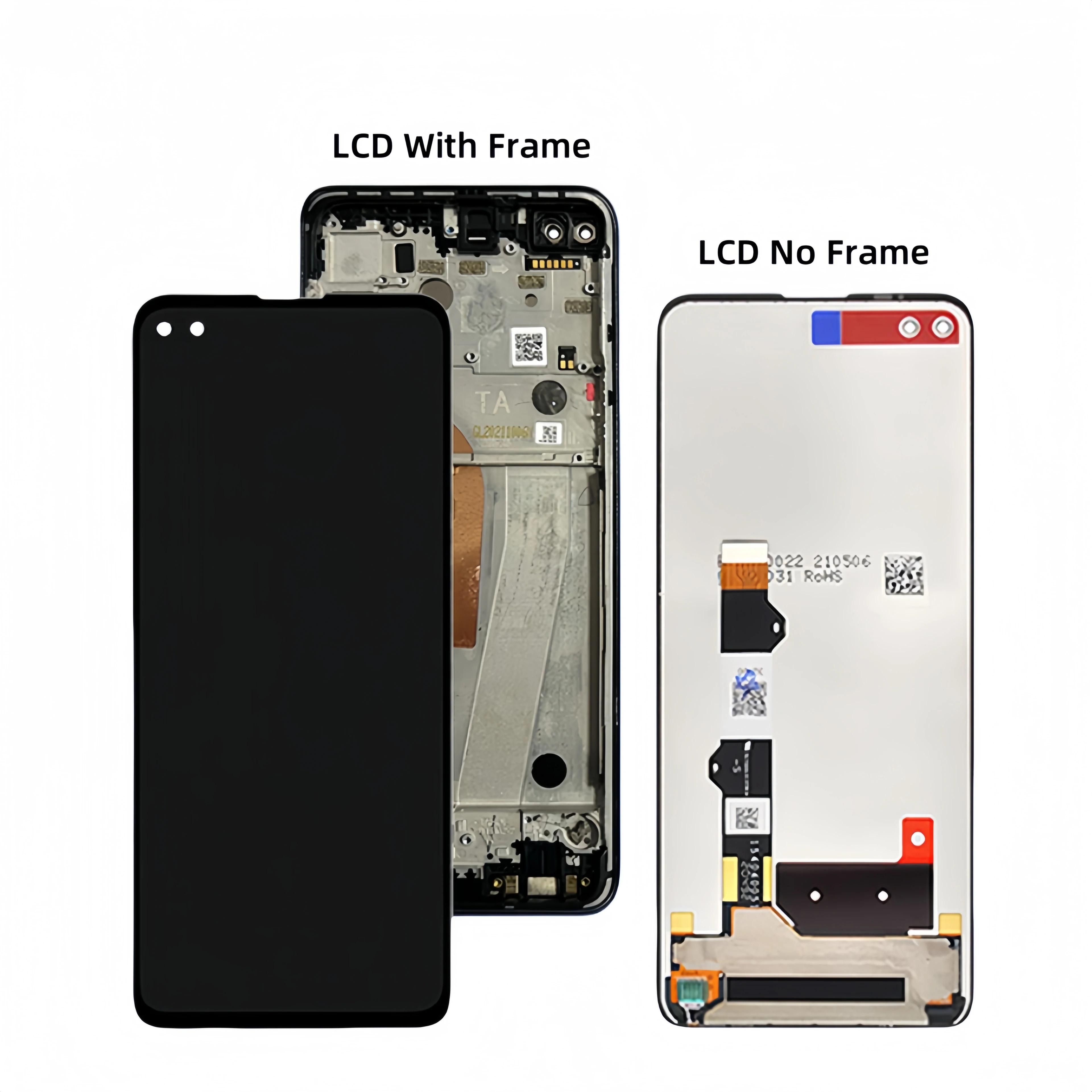 LCD Display Touch Screen Digitizer Assembly Replacement, Fit for Motorola Moto G100, XT2125, XT2125-4