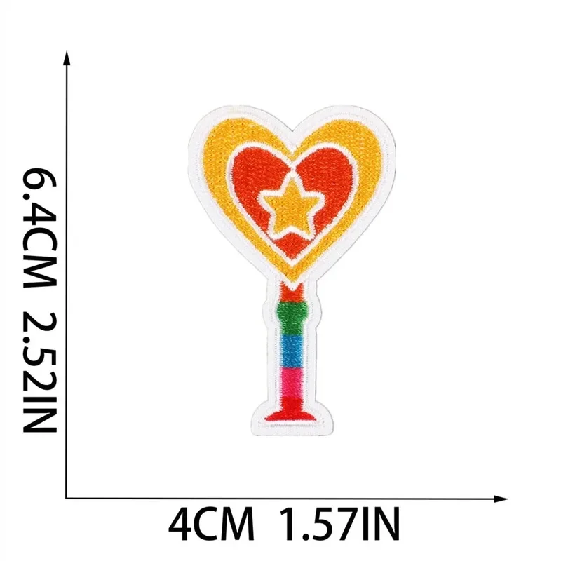 Embroidered Patch Iron On Patches for Clothing Sunflower Clothes Stickers Fabric Sewing Thermal Adhesive Applique Fusibles