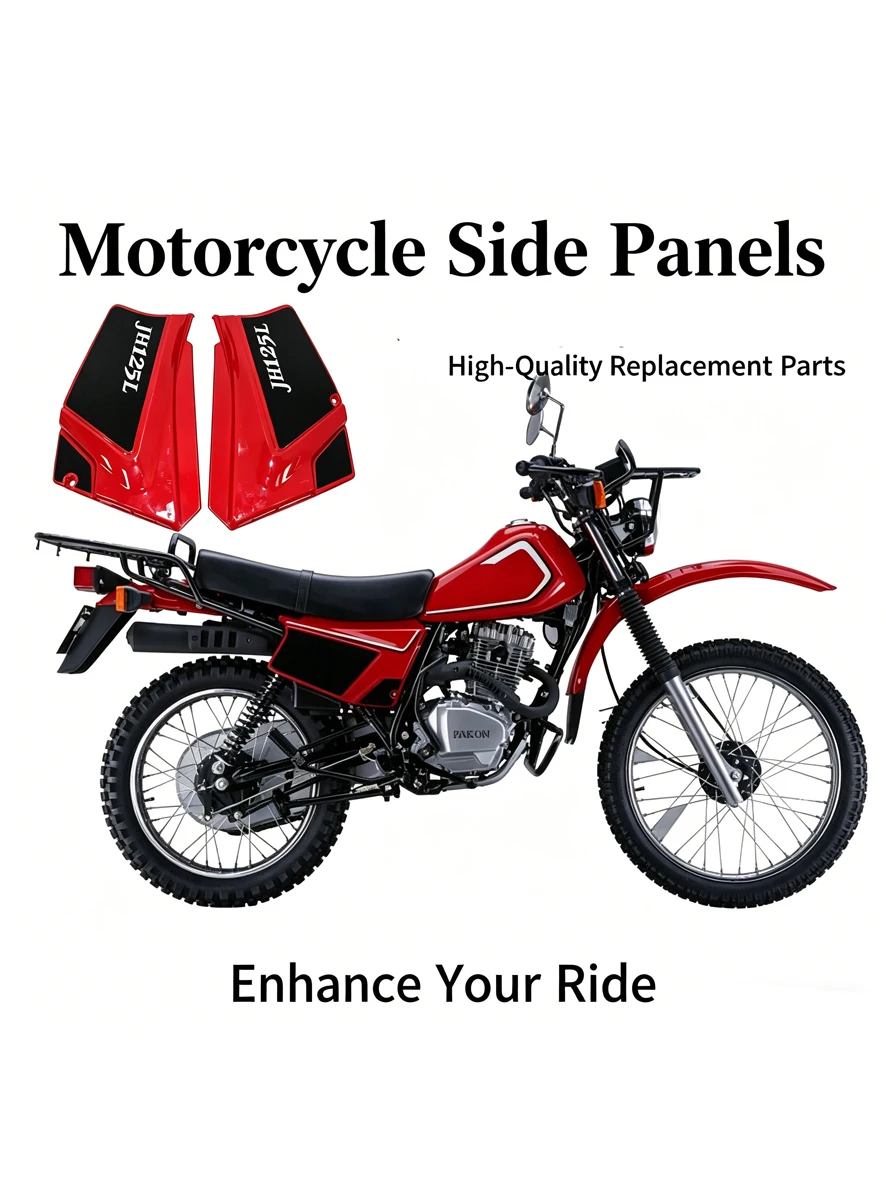 

Motorcycle Plastic Side Covers for Honda Jialing Lifan Zongsheng for JH125L JH150L XL125 ZS125 Dirtbike Battery/Tool Body Panels