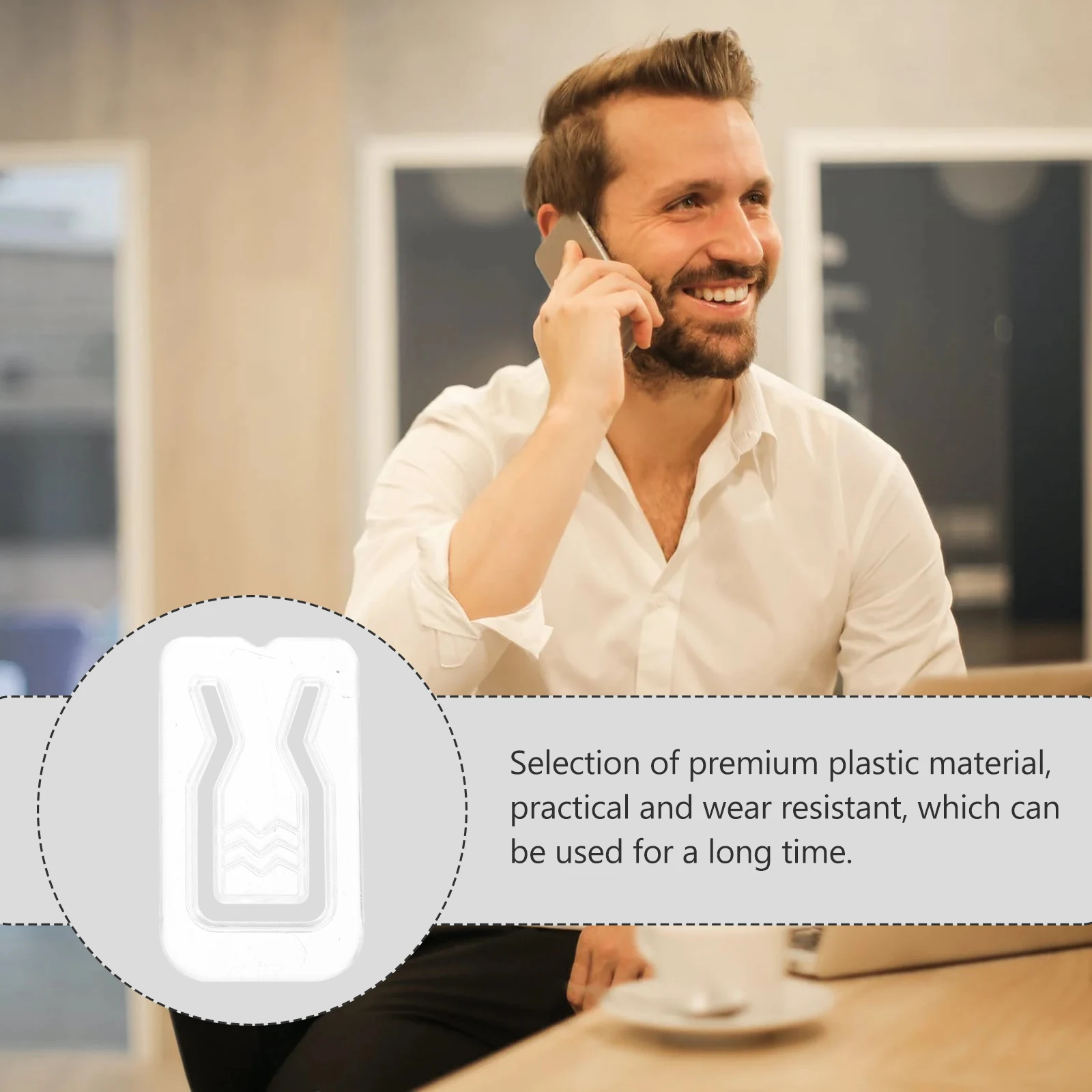 

500pcs Shirt Back Clip Plastic Garment Clamp For Clothes Apron Tie Folding Packing Neat Multi-Function Shirt Clip Household