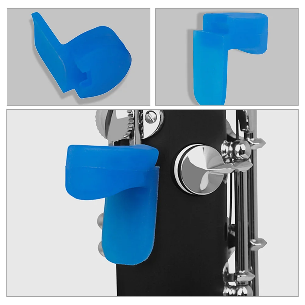

8Pcs Clarinet Finger Support Silicone Thumb Rests Comfortable Durable Finger Pads for Stage and Home Playing Clarinet Thumb Rest