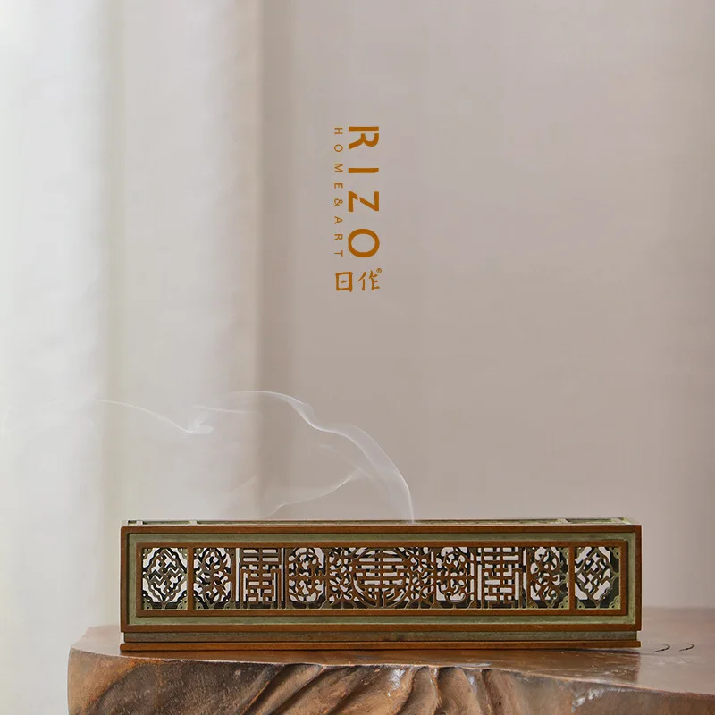 

Hu Qingsong, A Renowned Soviet Copper Stove Maker At Qingsongtang, Made Recing Incense Burner For Burning, Seal