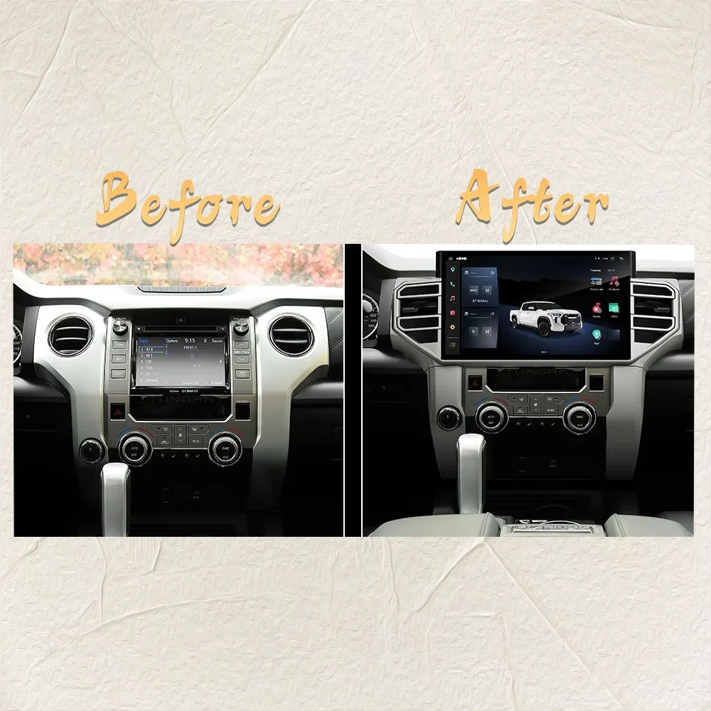 

14.6 Inch Android 13 CarPlay For Toyota Tundra 2015-2019 Car Radio Touch Screen Multiedia Player GPS Navigation Car Accessories