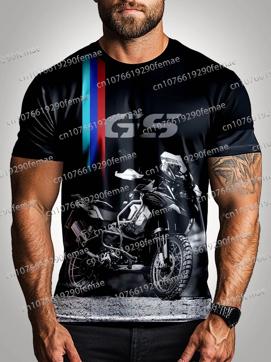 

Summer HOT SALE MOTO GS1250 1300 Off road Rally Cycling T-shirt for Daily Street and Road Cycling Motorcycle Fashion Top