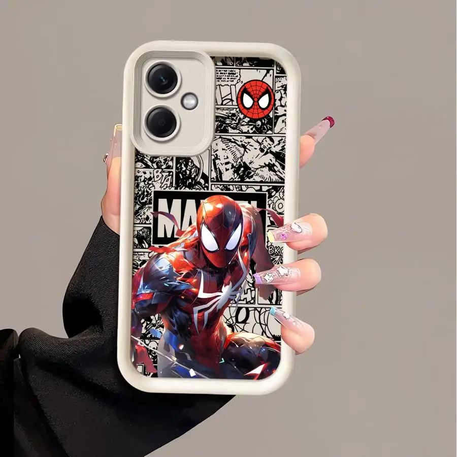 Spider Man Steve Rogers Phone Case for Xiaomi Poco X3 Pro C61 C50 X3NFC Redmi 12C 13 A2 Plus 12 13C ShockProof Cover Funda