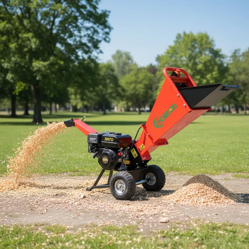 

【Best-Selling】 Auto Feed Powerful Garden Shredder Portable Drum Type Professional Forestry Chipper Shredder