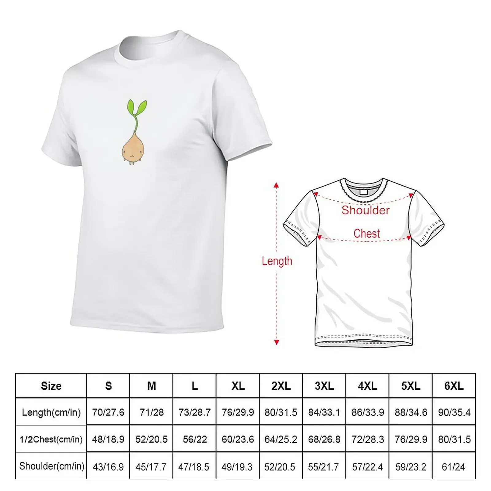 Little Sprouting Chickpea T-Shirt vintage clothes cute clothes tops oversizeds t shirts men