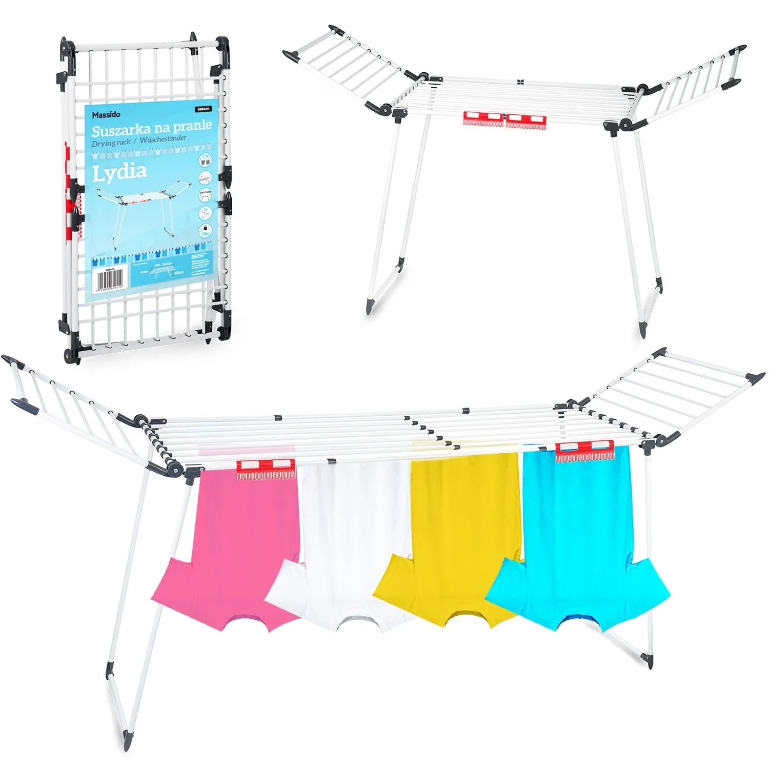 Lydia 27 Mb Witte Stand-Up Wasdroger